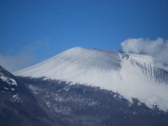 1月の上信越自動車道②浅間山を見る