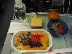 2010年1月　カナダ・韓国旅行　その８：エア・カナダ４便　機内食