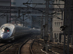 ラストラン下り５００系IN東京駅