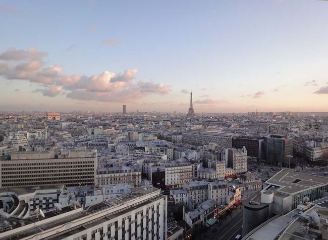 ◆表紙の写真：夕陽を受けるパリの市街（1月30日17：25撮影）<br /><br /><br /><br />　近年、お正月はパリで過ごすのが恒例でしたが、7年ぶりに日本で過ごしました。<br />　日本で見る「箱根駅伝」は感慨深いものがありました。<br /><br />　今年の海外旅行第1弾は1月28日から3泊5日のParis。<br /><br />　パリの商店街のショーウィンドウは「ソルド」のシールで溢れていました。<br /><br /><br />　