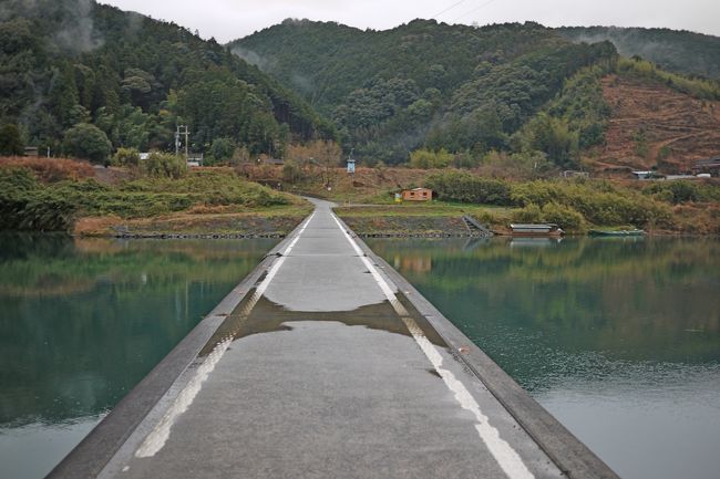 2010.2四万十・足摺旅行4（四万十川を源流から河口まで１　中村付近の沈下橋　新ロイヤルホテル四万十　厨房わかまつ）