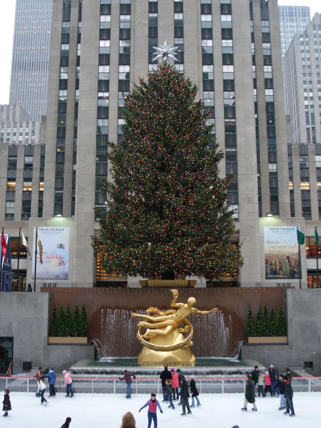 ロックフェラーのクリスマスツリーを見るために１泊２日でニューヨークへ！！ナイアガラでアメリカへの入国審査であまりにも弾丸すぎて少し疑われた(笑)<br />カナダ留学中最後の旅行<br />日本帰国５日前に行ってきました。