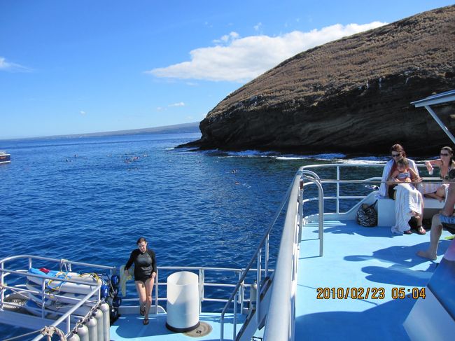 初めてのマウイ島。<br />カフルイに２泊し、モロキニ島でダイビングを楽しみました。