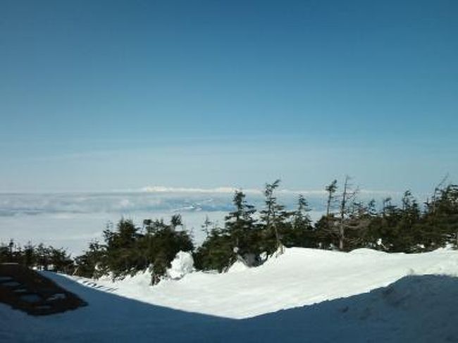 さて、メインイベントの『樹氷観光』に蔵王連峰のひとつ、地蔵山へ登ります。<br />しかし、ここ数日の暖かさと雨という、樹氷には最悪の条件のラインナップで、その様子は行ってみなけりゃわからない。<br />果たしてどうなることやら・・・<br />