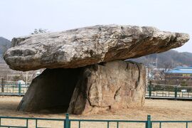 2010春、韓国紀行21(12/23)：3月5日(1)：江華島、支石墓、渡り鳥、レプリカのモアイ像