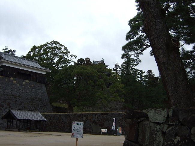 あんまり計画して動いてはいなかったのだけど、予想に反して境港で時間かからなかったので松江に移動して、とりあえず松江城に行ってみることに。