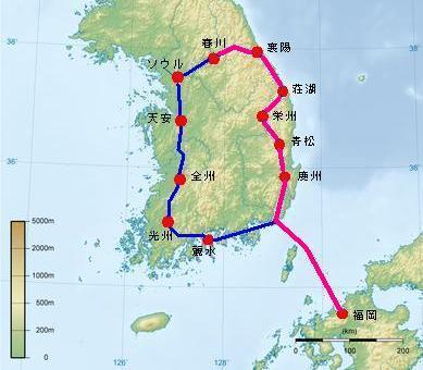 １９９１年 韓国一周 自転車旅行 前編 福岡 春川 その他の都市 韓国 の旅行記 ブログ By Kenkenさん フォートラベル