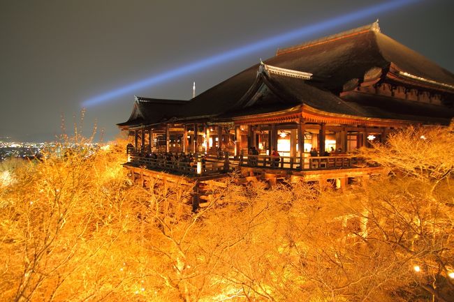 京都・東山花灯路を初めて見てきました。<br />桜もちらほら咲き始め、春の京都を満喫……そんな散策の日になりました。<br />