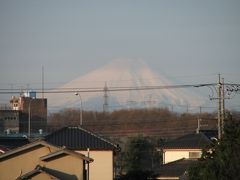 久しぶりに見られた変わった富士山