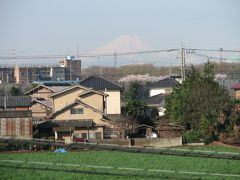 久しぶりにふじみ野市から見られた富士山