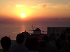 ギリシャ①地球一の夕陽をサントリーニで