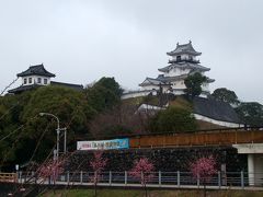 雨の掛川(2) 日本初の木造復元天守閣、掛川城 ～2010年3月～