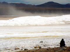 心震えるSalar de UYUNI（ウユニ塩湖）ツアー Part.5　＜Laguna Verde（ベルデ湖）で見た塩の吹雪＞