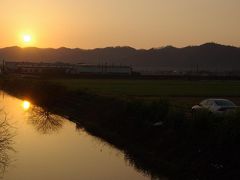 2010年4月18日、近江路長浜の朝陽