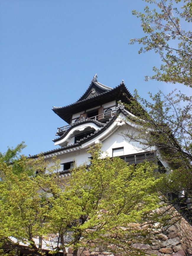 数年前からぼちぼち城めぐりを<br />しています。<br />松本城、姫路城、彦根城と、めぐり<br />今回は地元愛知県の犬山城です。<br />桜は散ってしまいましたが、<br />天気にも恵まれ、天守からの眺めは<br />爽快でした。<br /><br />ついでに桃太郎神社にも寄りました<br />