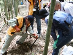 湖畔の春風を受け、タケノコ堀りに挑戦！ 【七福もとめて　ぶら～り　みとよ】 