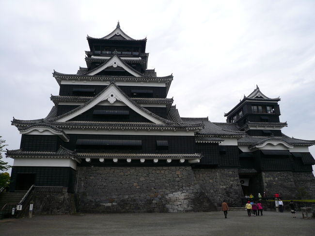 熊本城は加藤清正が築城した城としてあまりにも有名で、現在入場者数日本一を誇っています。西南戦争で焼失し昭和35年に再建されましたが、櫓など12の建造物は国の重要文化財として当時のままの姿を残しています。出張で帰りの飛行機までに間がありましたので、訪れることが出来ました。