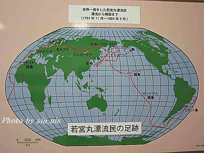 寒風沢島は　江戸時代（伊達藩）は「塩竈港」の外港として繁栄し、艀（はしけ）で運ばれた年貢米を千石船に積み替え、ここから江戸の品川港まで運ばれた。そのため、船乗りを相手にした遊郭が作られ、客を放したくない為に荒天を祈る遊女の想いが込められた「しばり地蔵」などが有る。<br /><br />※【日本人として始めて世界一周した津太夫と左平】の故郷の島。<br /><br />※【造艦の碑】伊達藩が安政2年（1856）ここで日本で初めての<br />　　洋式軍艦が建造された。<br />※「戊辰戦争」時には、江戸を脱出した「榎本武揚」の率いる「幕府艦隊」が石浜（いしはま）に一時投錨したが、仙台藩無条件降伏の報に接し「会津戦争」を逃れた「土方歳三」などの残存兵と共に、ここから「箱館五稜郭」へと向かった。<br /><br />『浦戸諸島は寒風沢島を含めて、幕末・維新への歴史が残る島々なのです』<br /><br />朴島　浦戸諸島めぐり①<br />http://4travel.jp/traveler/sin_tabi/album/10454583/<br />桂島と石浜　浦戸諸島めぐり②<br />http://4travel.jp/traveler/sin_tabi/album/10455630/<br />野々島　市浦戸諸島めぐり③<br />http://4travel.jp/traveler/sin_tabi/album/10455628/<br />