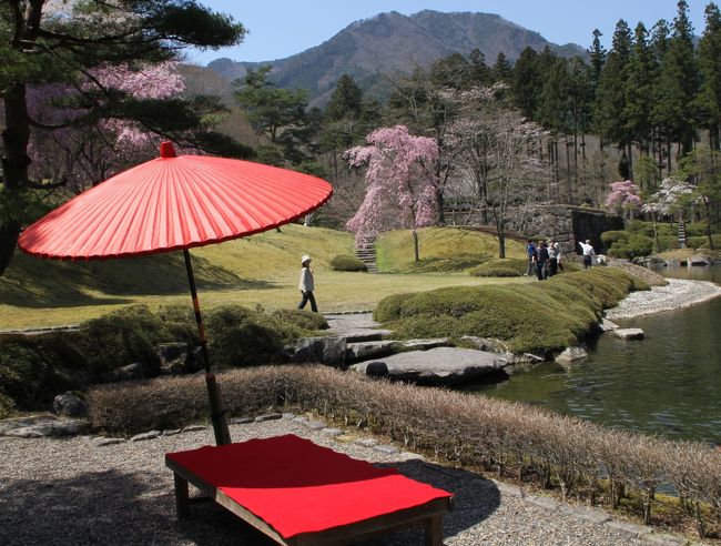 「古峰神社」見学パート2　神社の隣に「古峰園（こほうえん）」大人300円の庭園があります。見学してこんにゃくの田楽をいただきました。