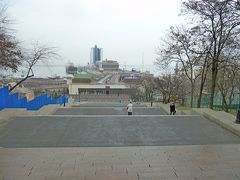 2010.3ウクライナ旅行22-ポチョムキンの階段，アールヌーボの建物