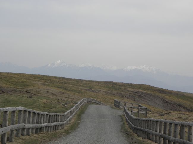 浅間山登山の後、のんびりと美ヶ原を散策しました。<br /><br />（続き）−ビーナスライン−山本小屋ふる里館−美しの塔−塩くれ場−王ヶ頭−王ヶ鼻−王ヶ頭−塩くれ場−美しの塔−山本小屋−ビーナスライン−白樺湖温泉・すずらんの湯