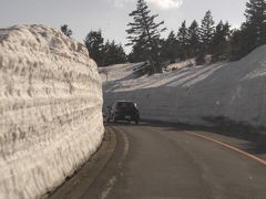 蔵王エコーラインの残雪