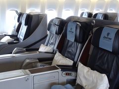 エジプト航空　新機材B777　ビジネスクラス
