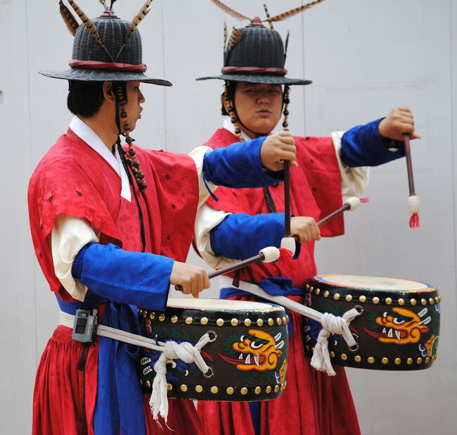 Korea　ソウル・バックパッカーズの旅④　景福宮の衛兵の交代パレード