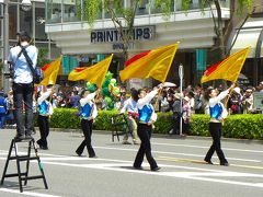 銀座　柳まつり　ゴールデン　パレード　始まる