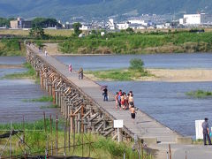 2010年6月　復旧工事が完成した『流れ橋』（京都府八幡市～久御山町）