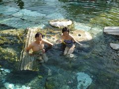 パムッカレ アンティークプール 遺跡温泉体験 