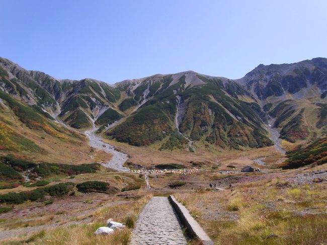 憧れの裏劔。紅葉には早いけどお天気に恵まれてマターリの山歩きでした。