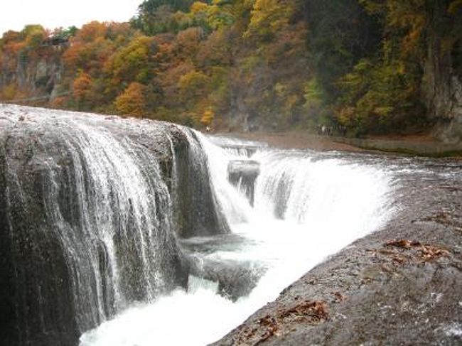 秋には紅葉を見に行こう！<br /><br />ということで、滝好きなので滝とセットで楽しめるところは<br />どこだろう？<br /><br />「東洋のナイアガラ」<br /><br />この別名？<br />に惹かれ、群馬県吹割の滝へ。