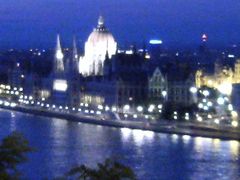 還暦旅44　国会議事堂とブダ城で夜景