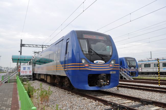 2010年6月韓国鉄道旅行6（仁川駅と竜遊臨時駅）