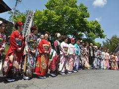 小山観音で着物撮影会