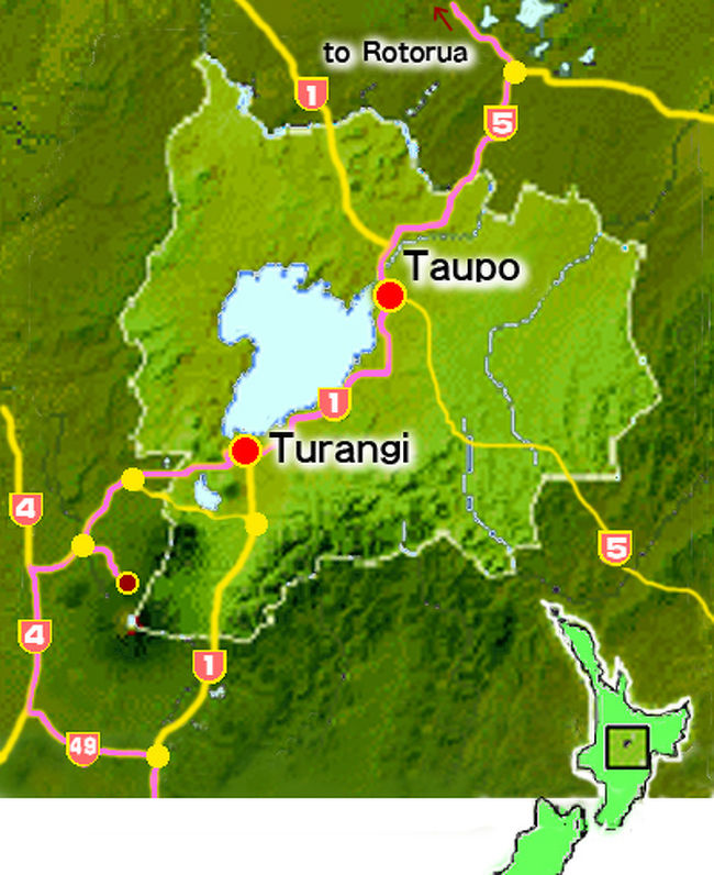 『ニュージランド北島ドライブ旅行（第4／5日） トゥランギ／タウポ編』タウポ(ニュージーランド)の旅行記・ブログ by terry513さん