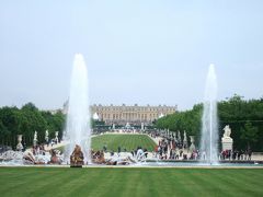 ２０１０年　ヴェルサイユ宮殿　誰もいない鏡の間と庭園の噴水ページェント