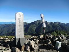 2010年7月　南アルプス　第３日②～第４日　上河内岳(101)、茶臼岳(201)