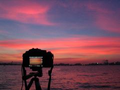 名古屋港花火＆夕景　（デジイチデビュー）　