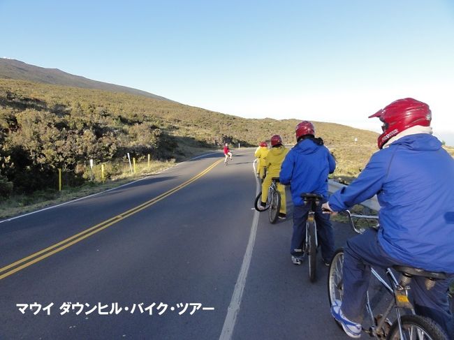 マウイ島＆ハワイ島旅行 (5) ハレアカラ自転車ダウンヒルとカパルア・ビーチ （2010年）