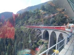 スイス列車の夏旅⑤：氷河急行　ツェルマット→サンモリッツ