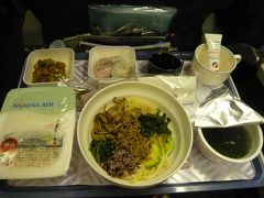 2010年7月　フィジー旅行　その５：大韓航空の機内食（往路編②）