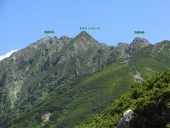 2010　西穂高岳・ピラミッドピーク・独標登山。岩場チャレンジ！