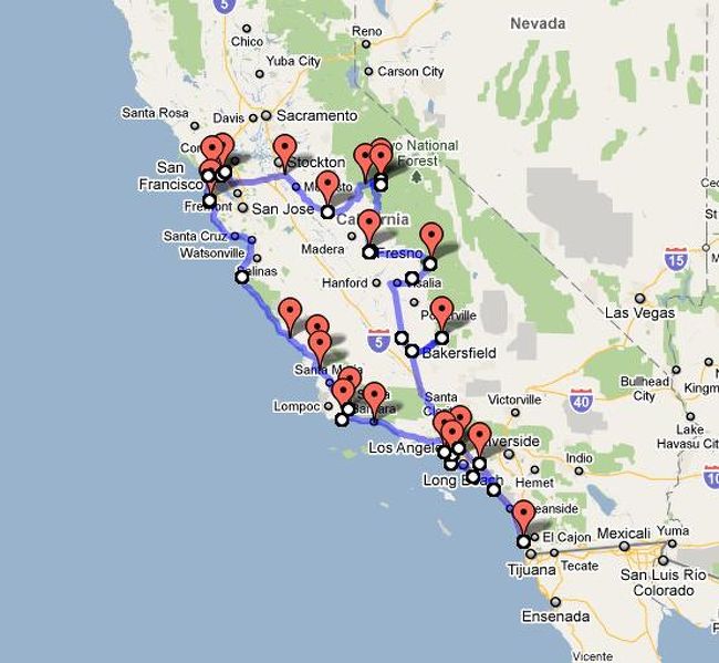 モリダクサン・カルフォルニア周遊14日間の旅：総集編