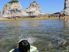 夏休み！岩手旅行（２）～浄土ヶ浜で海水浴