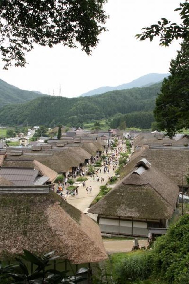 東北の旅、7日目 とうとう最終日です。<br /><br />旅の行程が予定より早く進んだので、最終日は福島に寄り去年の東北の旅の際に見られなかった所をまわります。<br /><br /><br />喜多方ラーメン 坂内食堂→天鏡閣→大内宿→ふれあいランド高郷→帰路<br /><br /><br />旅を終えて・・・<br />今回は（も）3000km全て主人が運転してくれました。<br />お疲れ様！<br />途中、私がぼーっとしているせいで行程を変更せざるおえなくなったりしましたが怒らず付き合ってくれてありがとう。