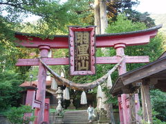 東山温泉で神社参拝