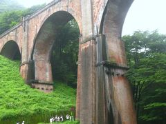 碓氷第三橋梁を通って碓氷湖へ　☆アプト式鉄道時代の遺産