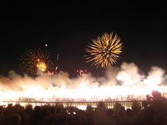 第６２回諏訪湖祭湖上花火大会